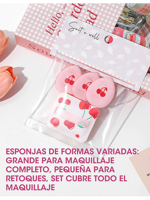 ESPONJA DE MAQUILLAJE PCS*4 4