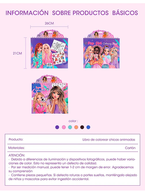 CUADERNO PARA COLOREAR C/U 11