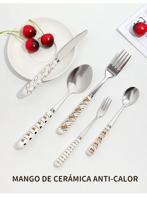 SET DE CUBIERTOS C/U 7