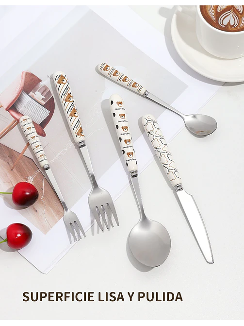 SET DE CUBIERTOS C/U 8