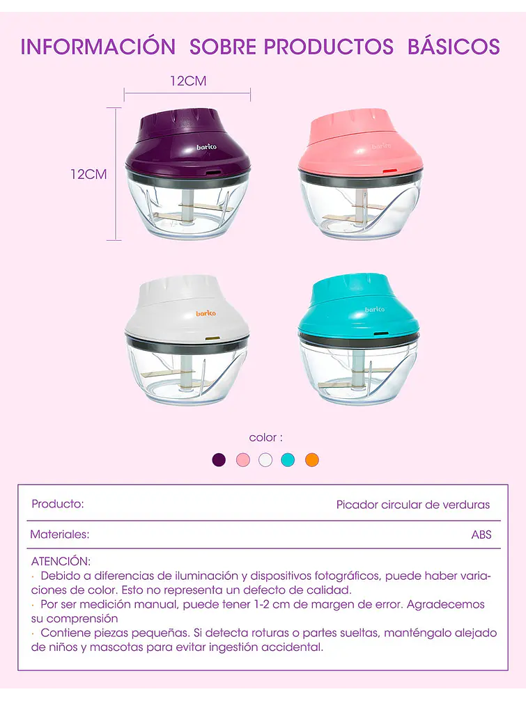 TRITURADOR MANUAL C/U 10