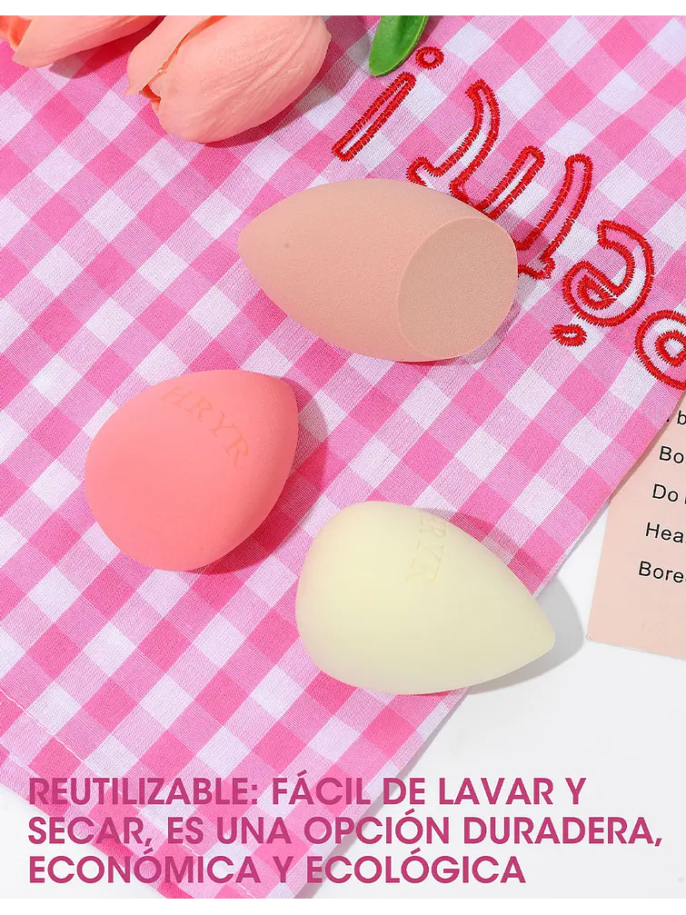 ESPONJA DE MAQUILLAJE C/U 6