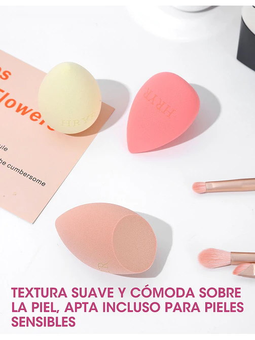 ESPONJA DE MAQUILLAJE C/U 8