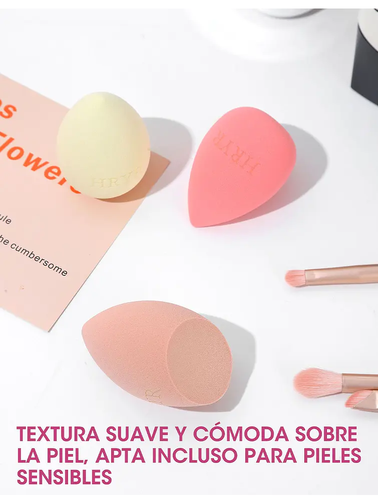 ESPONJA DE MAQUILLAJE C/U 8