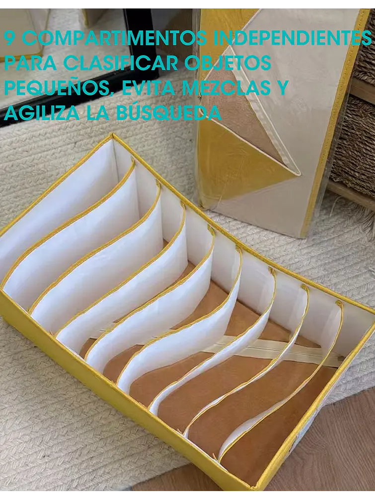 ORGANIZADOR 9 ESPACIOS C/U 10