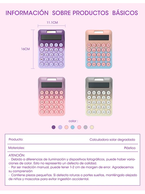 CALCULADORA C/U 12