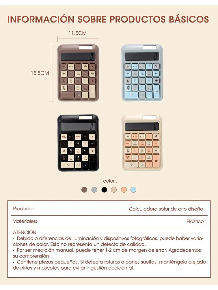 CALCULADORA C/U 13