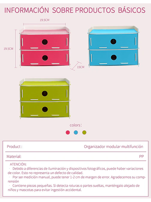 ORGANIZADOR C/U 12