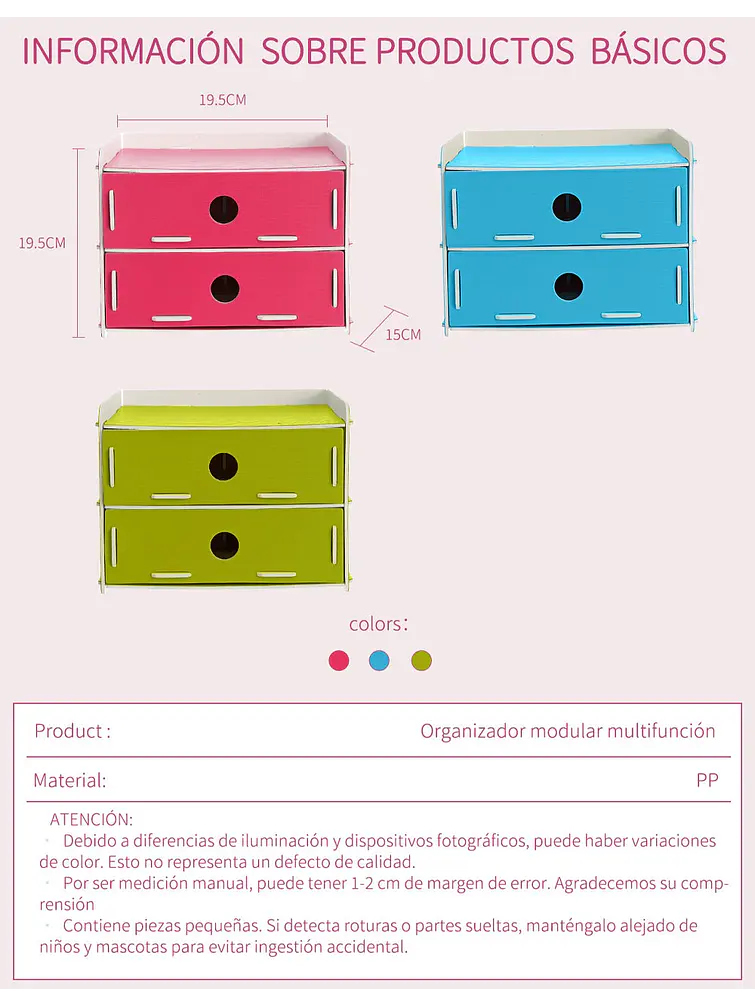 ORGANIZADOR C/U 12