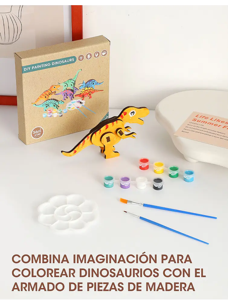 ROMPECABEZA + PINTURAS C/U 7