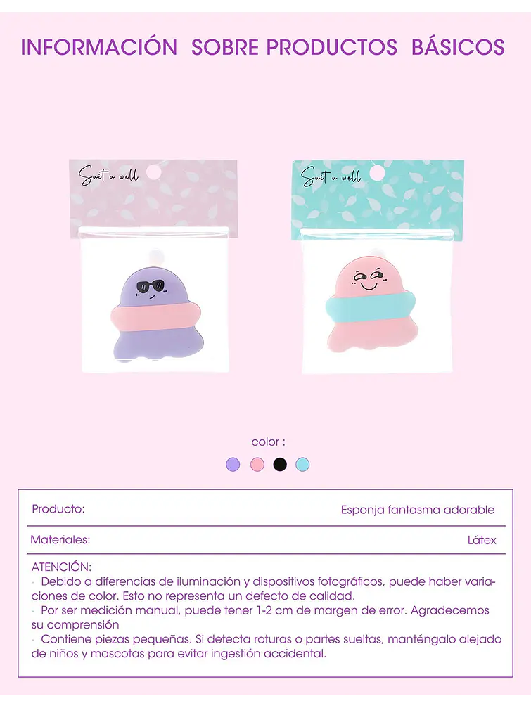 ESPONJA DE MAQUILLAJE C/U 9