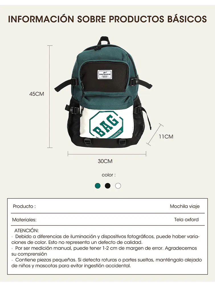MOCHILA C/U 9