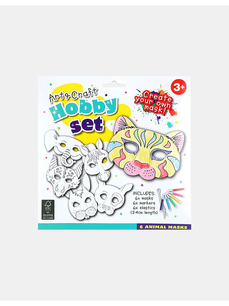 MASCARAS DE PAPEL PCS*6 1