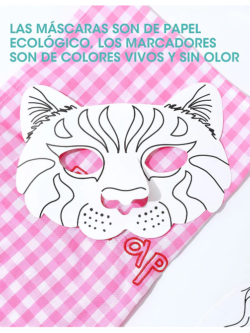 MASCARAS DE PAPEL PCS*6 2