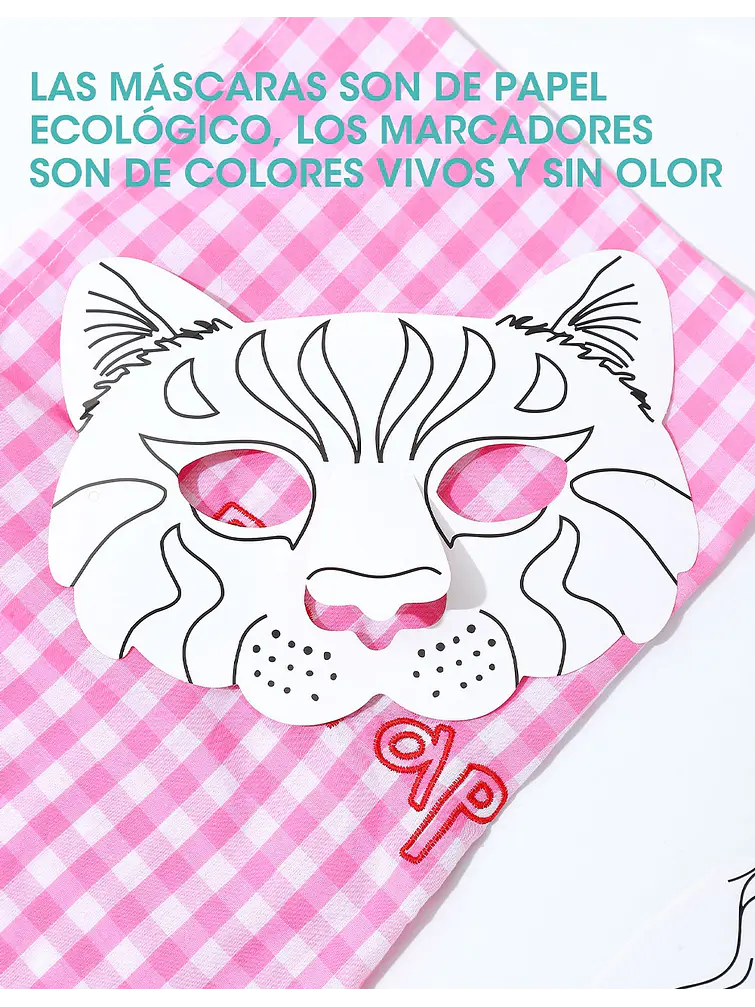MASCARAS DE PAPEL PCS*6 2