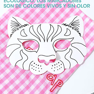 MASCARAS DE PAPEL PCS*6