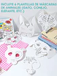 MASCARAS DE PAPEL PCS*6 - Miniatura 3