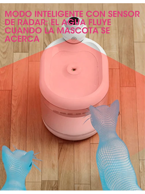 FUENTE DE AGUA PARA MASCOTAS C/U 2