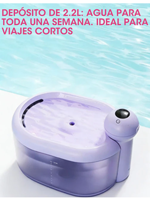 FUENTE DE AGUA PARA MASCOTAS C/U 4