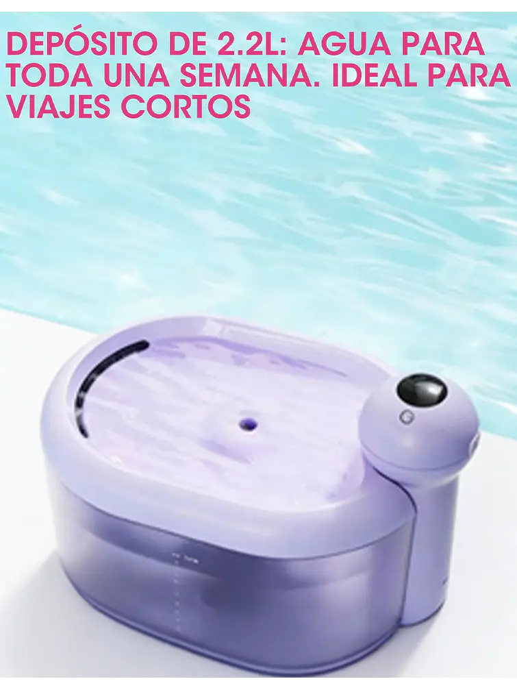FUENTE DE AGUA PARA MASCOTAS C/U 4