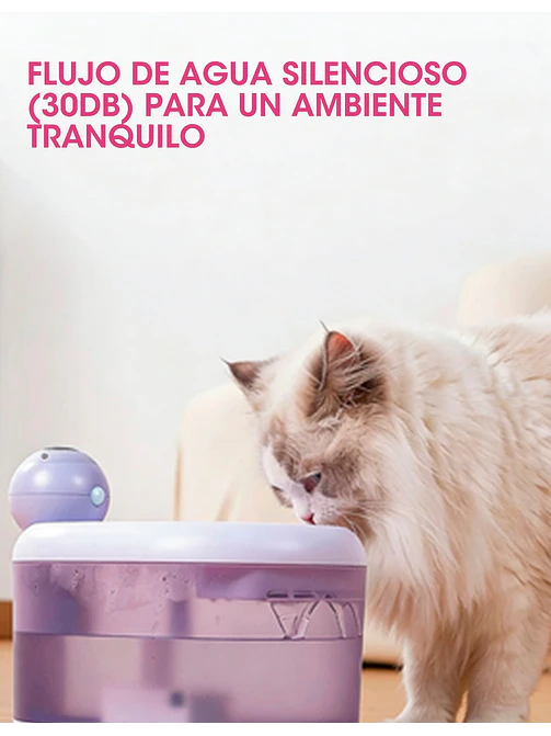 FUENTE DE AGUA PARA MASCOTAS C/U 5