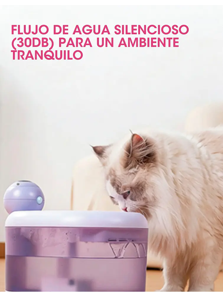 FUENTE DE AGUA PARA MASCOTAS C/U 5