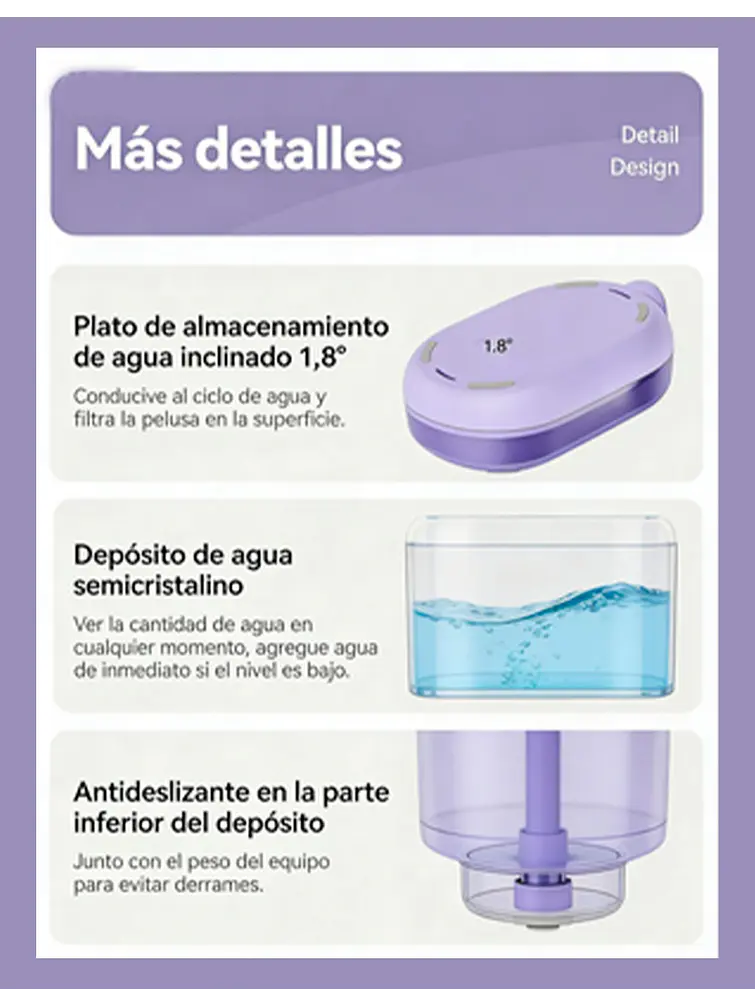 FUENTE DE AGUA PARA MASCOTAS C/U 9