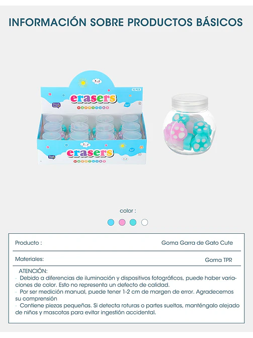 GOMA DE BORRAR PCS*20 8