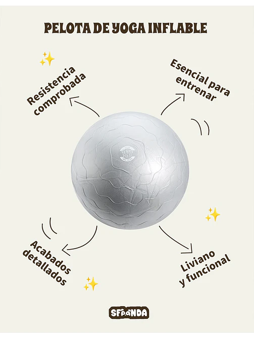 PELOTA DE YOGA C/U 6