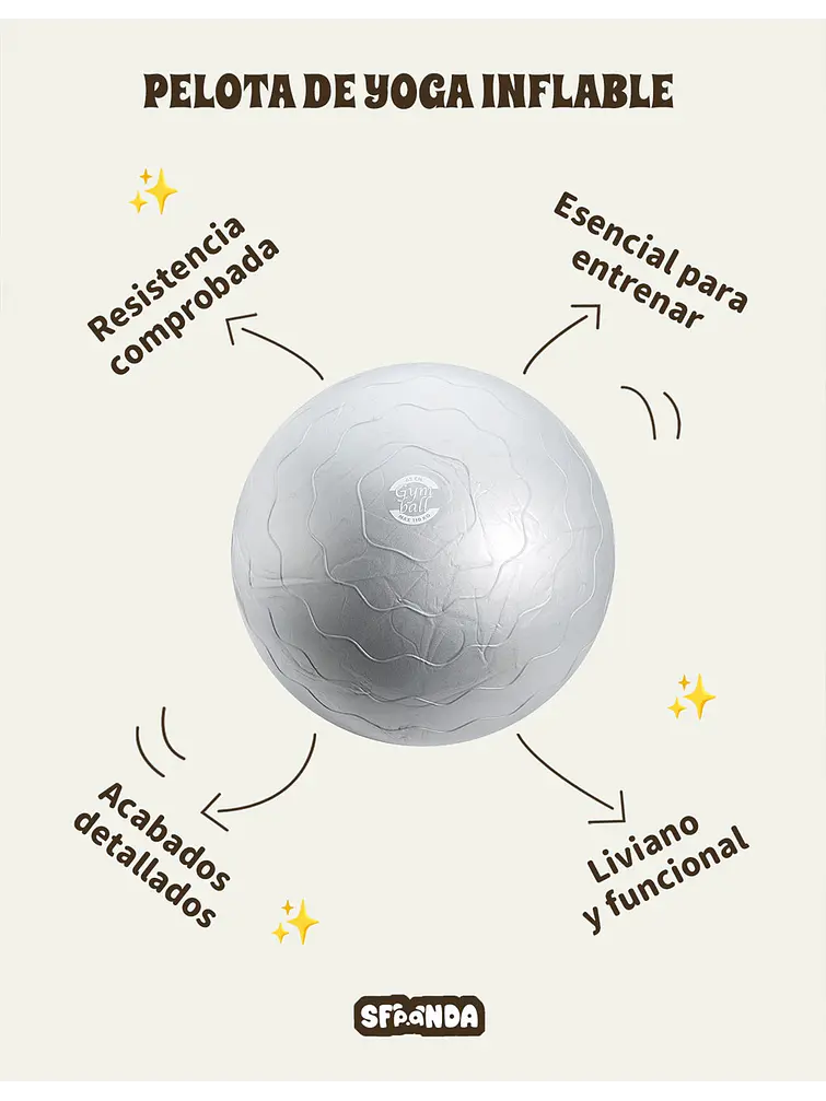 PELOTA DE YOGA C/U 6