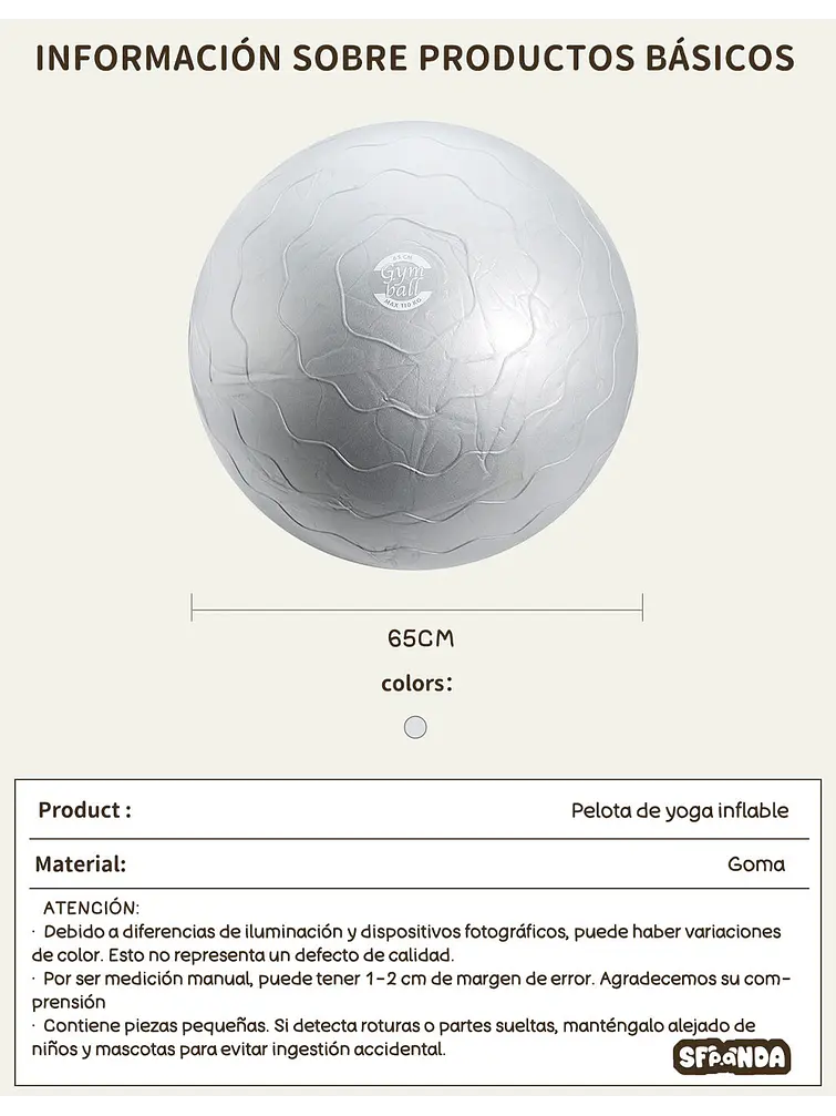 PELOTA DE YOGA C/U 7