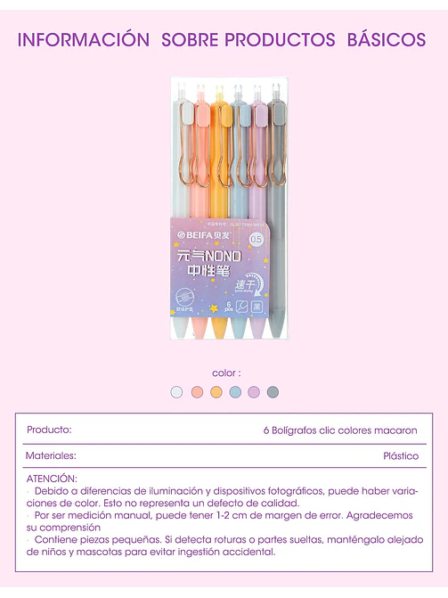 BOLIGRAFO PCS*6 6