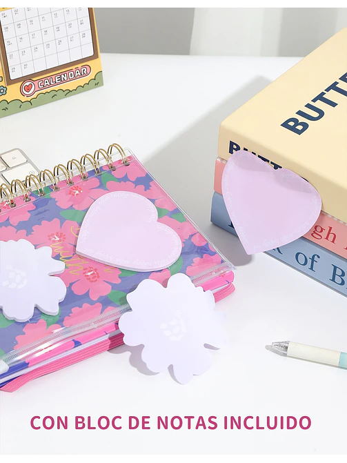 SET DE CUADERNO + NOTAS ADHESIVAS C/U 12