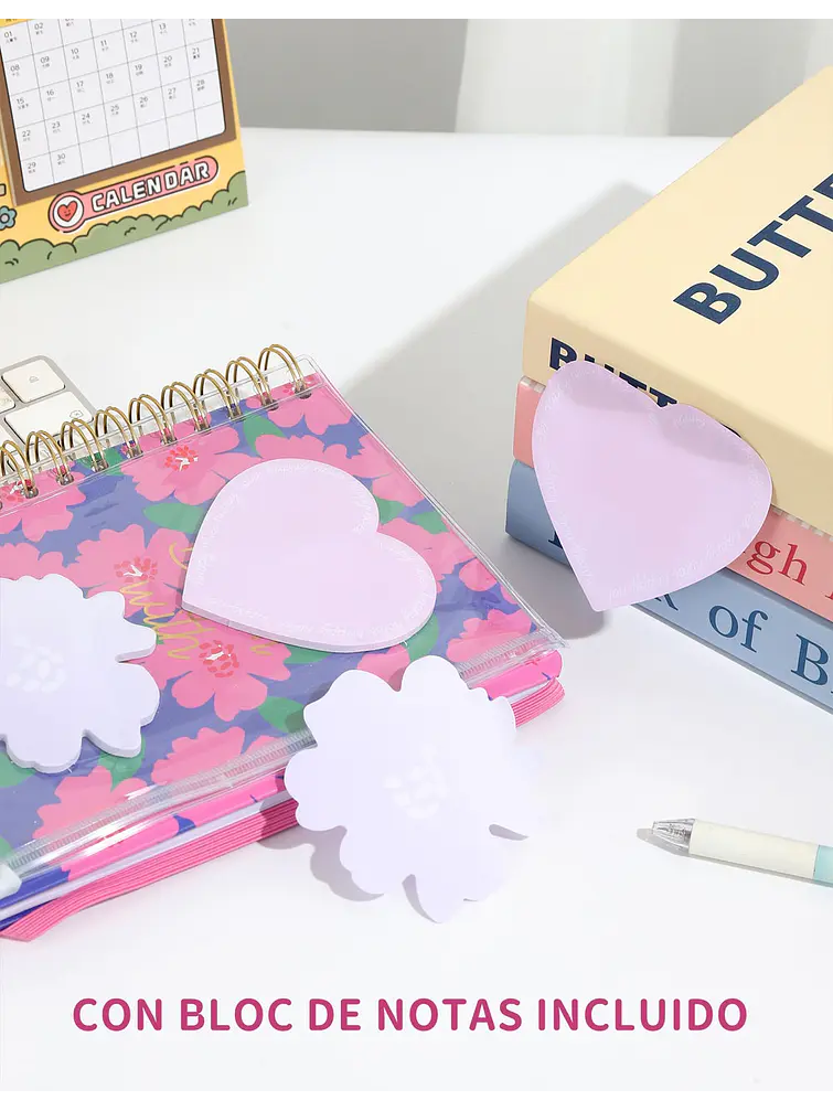 SET DE CUADERNO + NOTAS ADHESIVAS C/U 12
