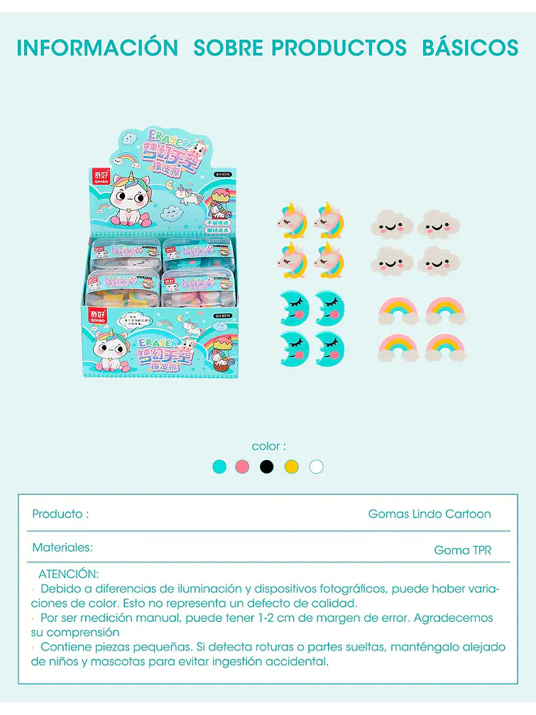 GOMA DE BORRAR PCS*10 9