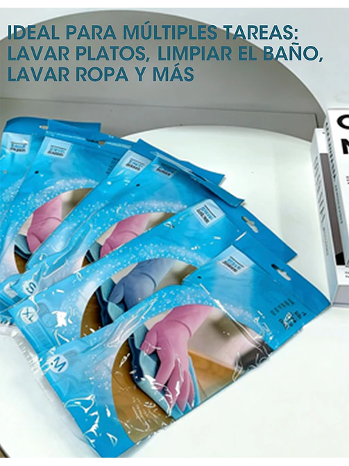 GUANTES DE LIMPIEZA C/U 4