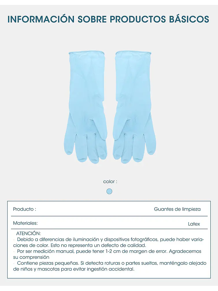 GUANTES DE LIMPIEZA C/U 7