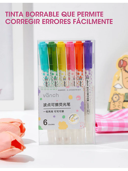 RESALTADORES BORRABLES PCS*6 5