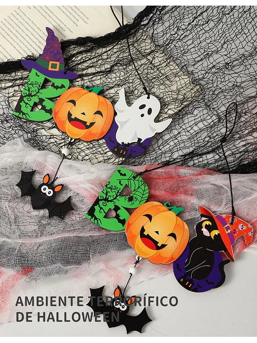 ADORNO DE HALLOWEEN C/U 4