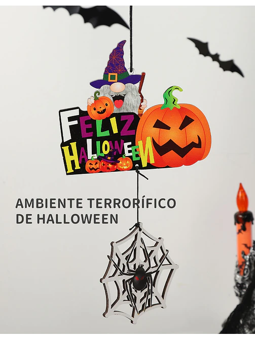 ADORNO DE HALLOWEEN C/U 5