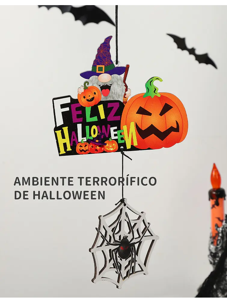 ADORNO DE HALLOWEEN C/U 5