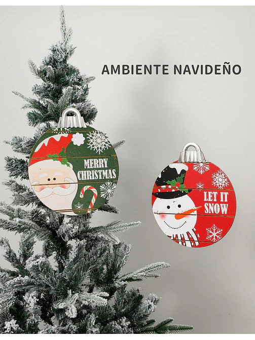 ADORNO NAVIDEÑO C/U 2
