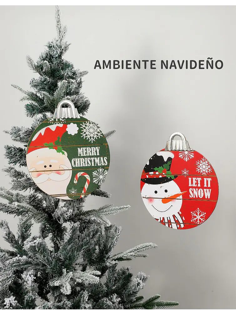 ADORNO NAVIDEÑO C/U 2