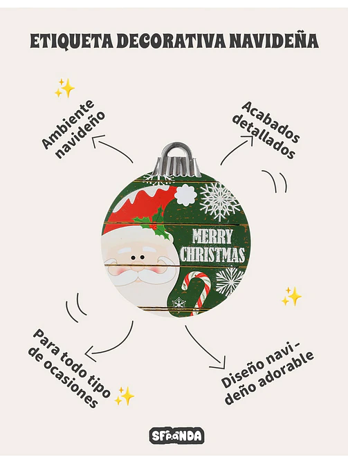 ADORNO NAVIDEÑO C/U 7