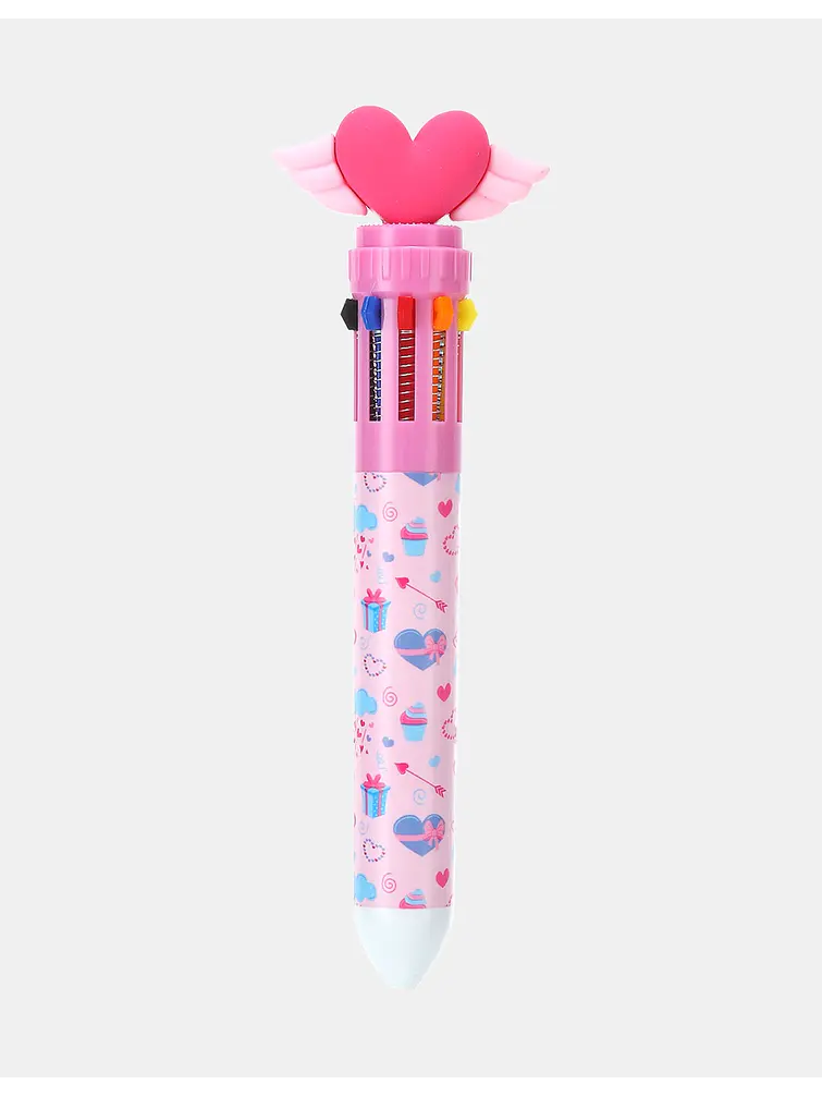 BOLIGRAFO 10 COLORES C/U 8