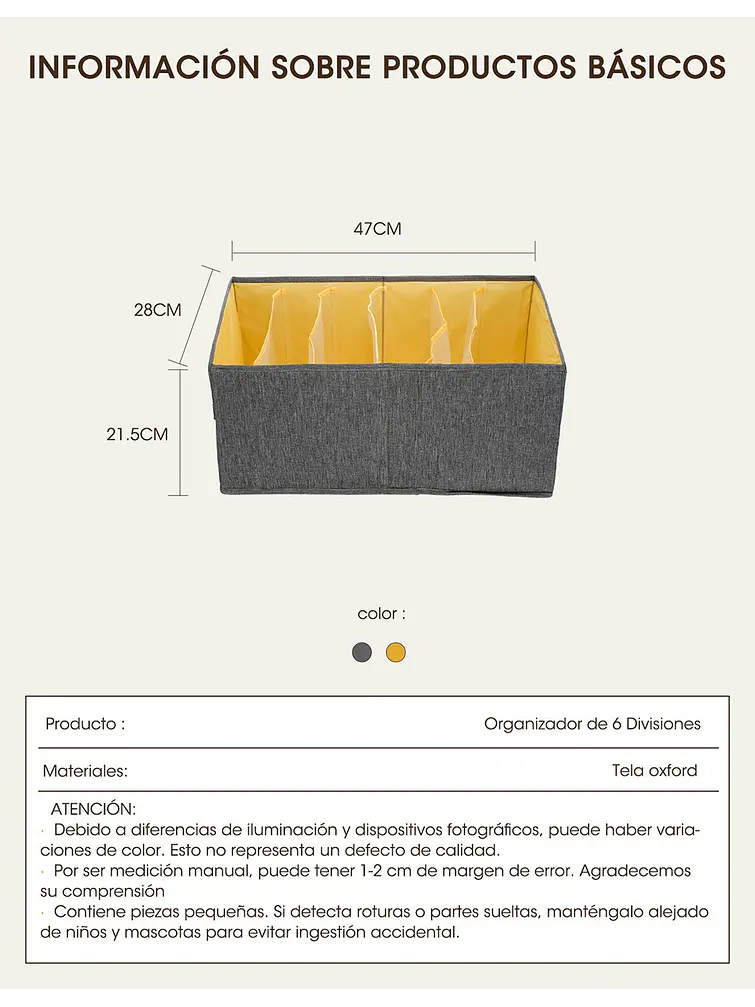 ORGANIZADOR C/U 7
