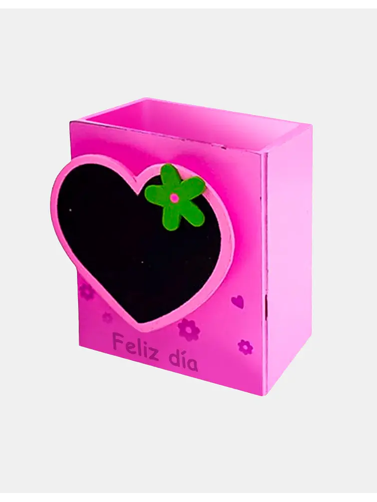 PORTALAPICES CORAZON 8.5*7*5.5CM C/U 1