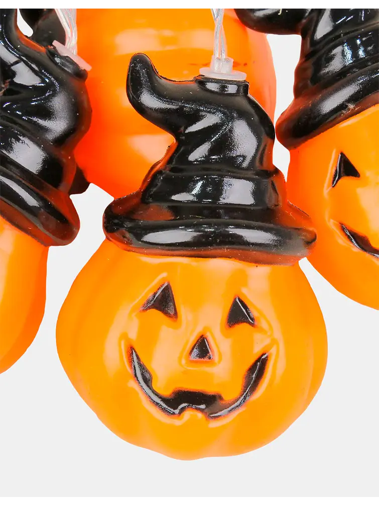 GUIRNALDA LED CALABAZAS HALLOWEEN C/U 1