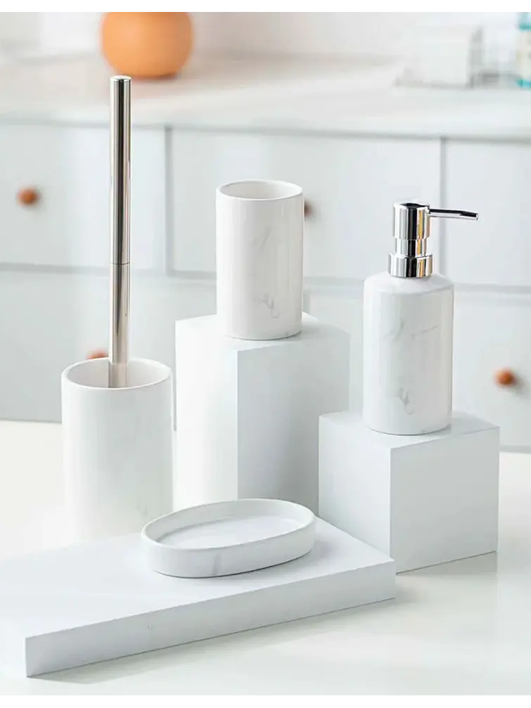 SET DE 4 PIEZAS DE BAÑO C/U 6