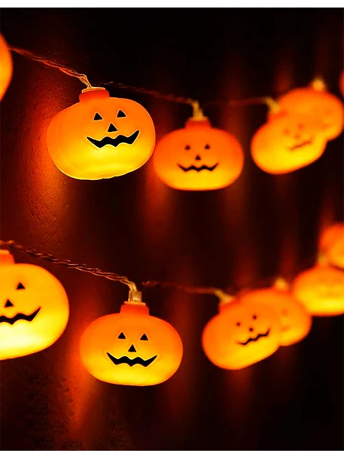 GUIRNALDA LED CALABAZAS HALLOWEEN C/U              2